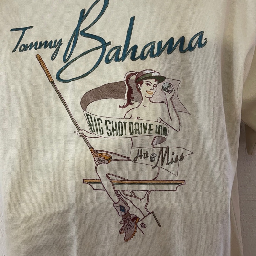 TOMMY BAHAMA POLO SHIRT. LARGE.